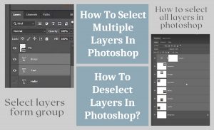 select multiple layers in photoshop