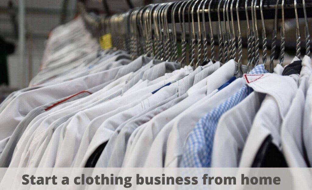 start a clothing business from home