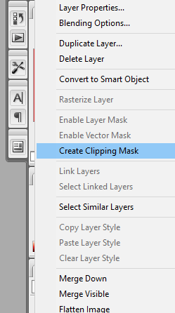 create clipping mask