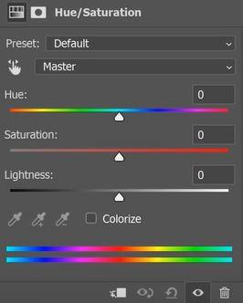 Adjust Hue and Saturation