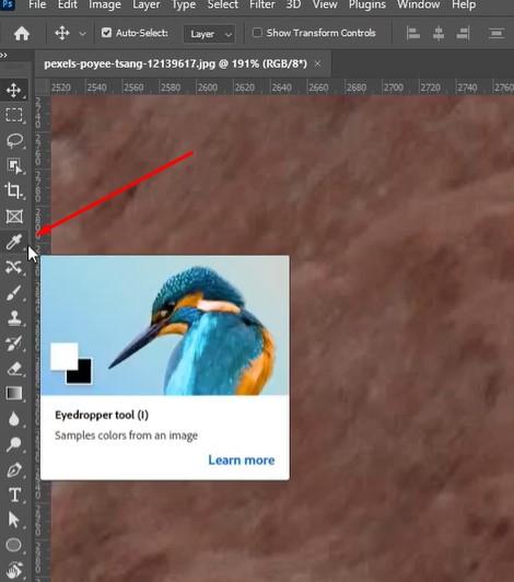 Eye Dropper tool