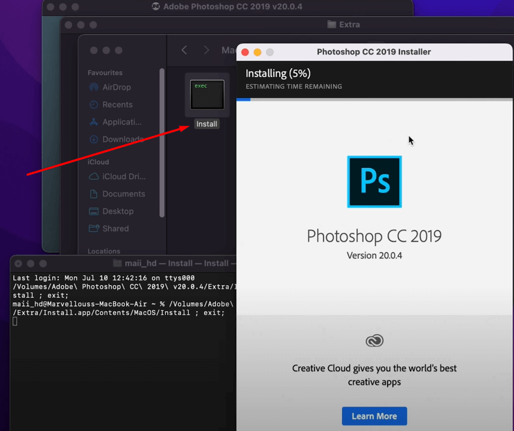 how to download adobe photoshop in macbook pro