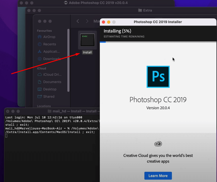 Installing Photoshop on your Mac