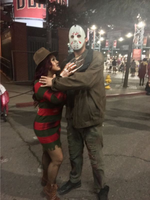 Freddy Krueger and Jason Voorhees couple