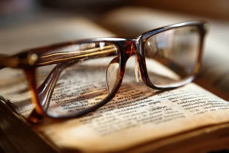 Book Page Reflection Photography Artistic portrait using reflections created from the pages of an open book.