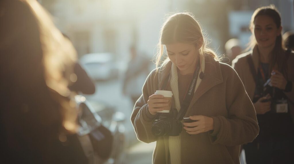 Day in the Life Story Ideas Daily life moments captured by a photographer for instagram story ideas