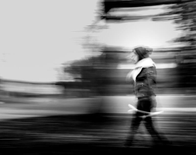 Motion Blur Slow Shutter Creative motion blur photo captured using a slow-shutter mobile app.