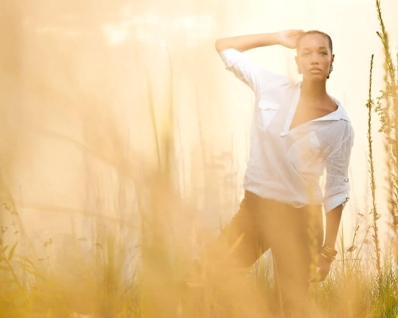 Shooting Through Transparent Fabric Soft portrait effect created by shooting through transparent or sheer fabric.