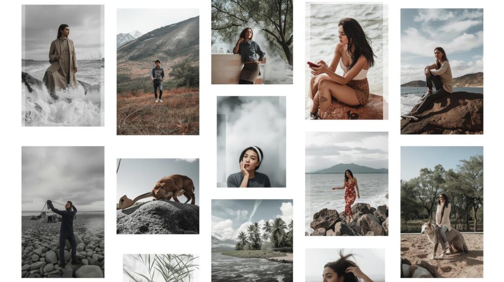 Creative photography portfolio showcase for instagram story content