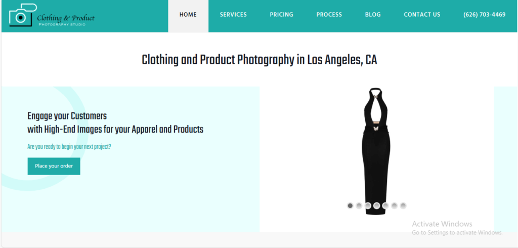 Clothing and Product Photography overview