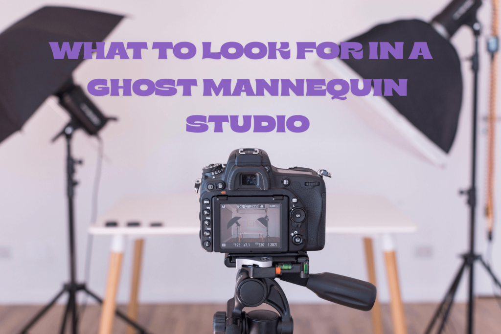 Professional ghost mannequin photography studio