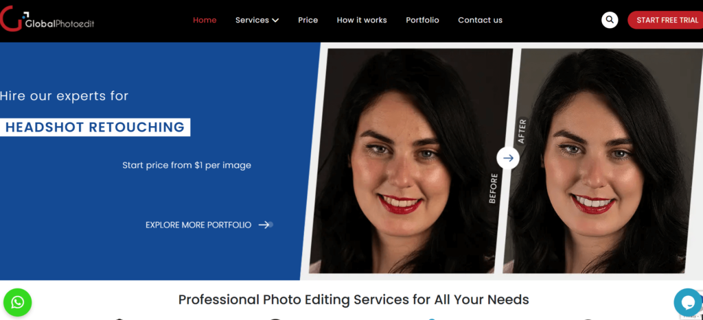 global photo edit homepage
