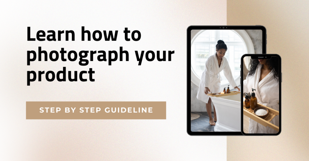 photograph your product