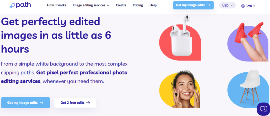 Homepage of  path edits