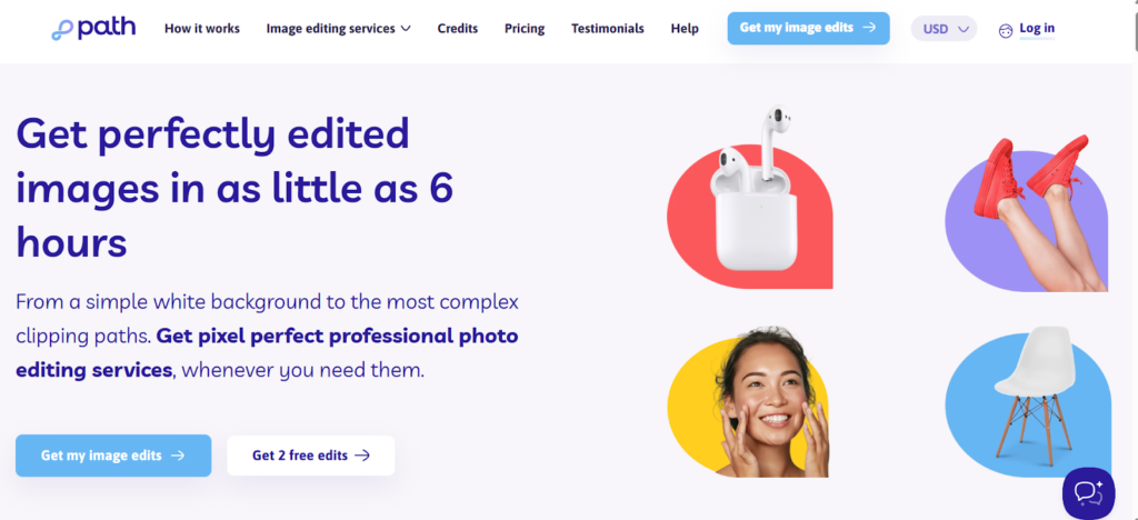Homepage of Path Edits