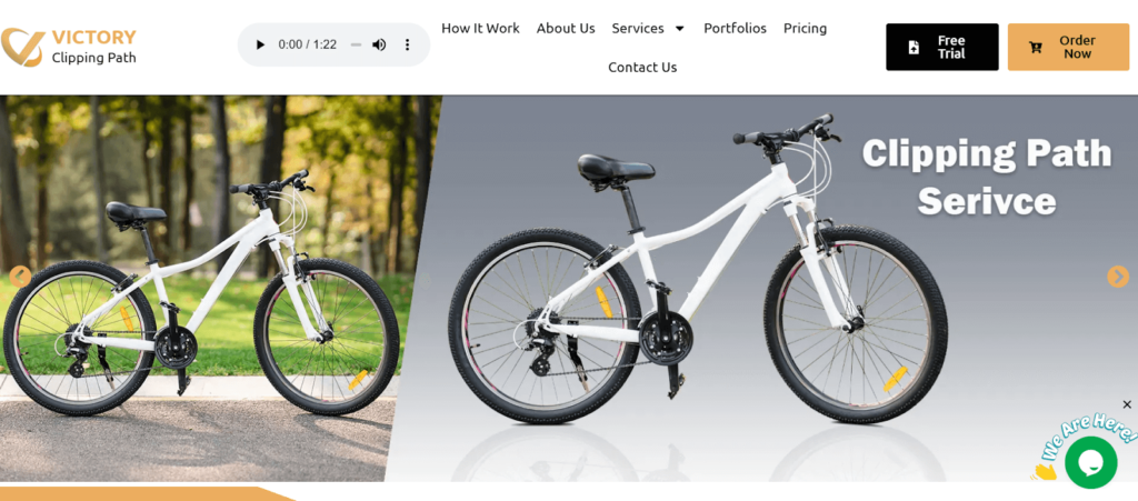 Victory clipping path homepage