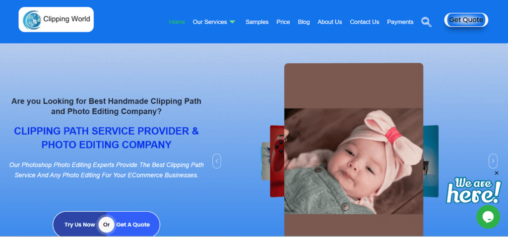 Clipping World homepage Clipping World homepage overview