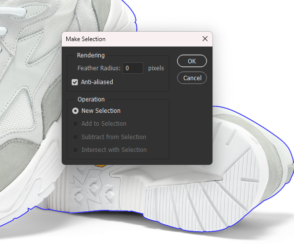 Convert Path to Selection convert the Path to a Selection