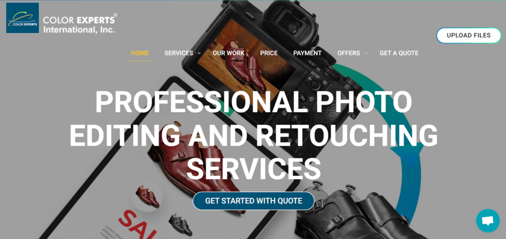 Homepage of Color Expert