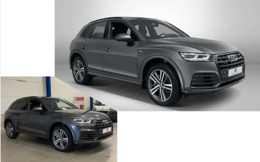 Automotive images edited with clipping path to showcase vehicles with clean backgrounds