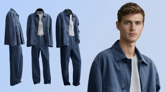 Best Use Cases of Ghost Mannequin and Model Photography Image illustrating best use cases of ghost mannequin vs model photography for ecommerce and fashion product promotion.