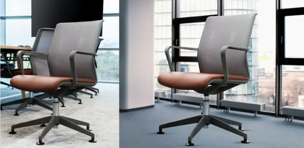 Furniture product photos refined with clipping path for clean and modern eCommerce listings