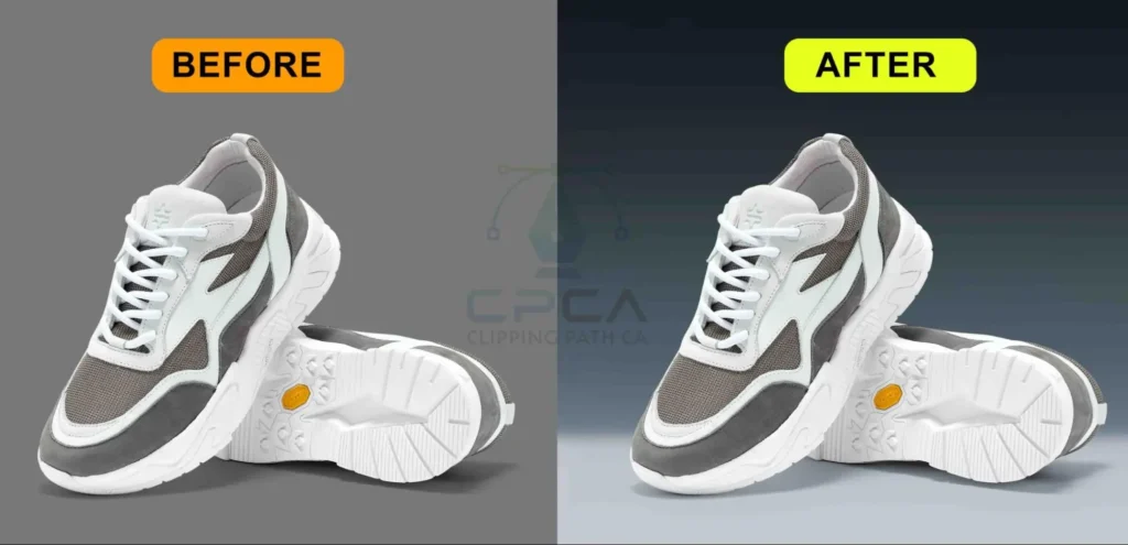 Revision Flexibility Shoes image demonstrating revision and flexibility with before and after editing.