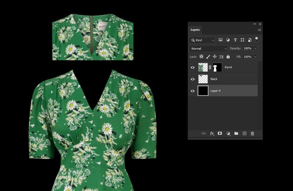 Basics of Photoshop Photoshop interface showing essential tools used for ghost mannequin editing