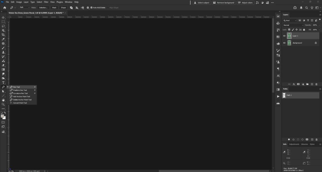 Choose the Right Selection Tool Various Photoshop selection tools highlighted for accurate product cutout