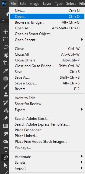 Set Up Your Photoshop Project Photoshop workspace prepared with mannequin photos layered for editing
