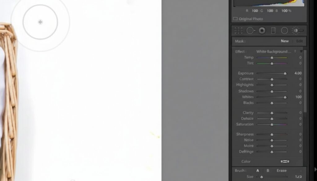highlights whites lightroom Enhancing highlights and whites to create a white background in Lightroom