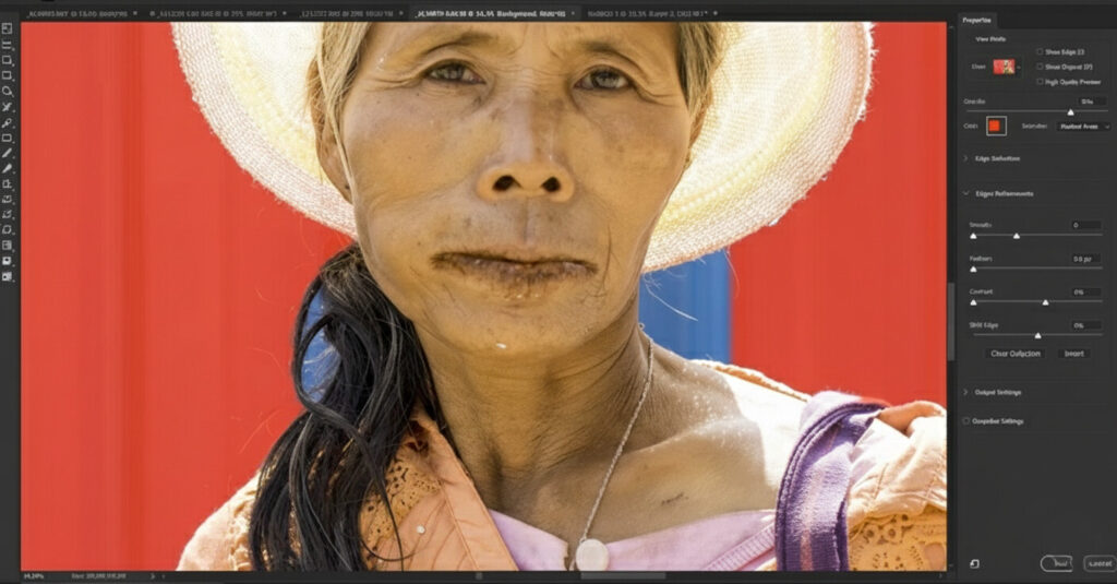 select subject photoshop Selecting the subject using Quick Selection Tool in Photoshop