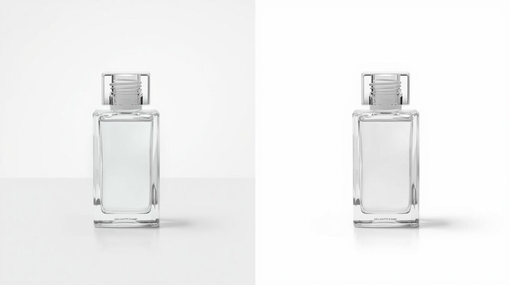 transparent vs white background photos Difference between transparent background and white background in product photos