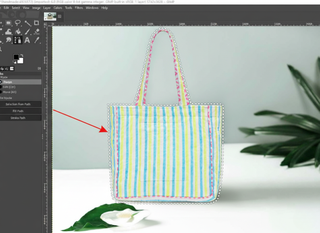 Converting Pen Tool path into active selection in Photoshop